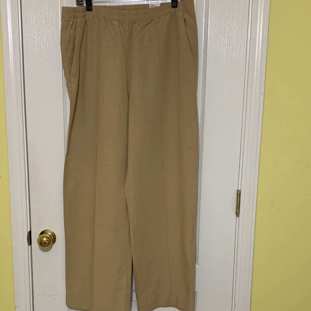Ladies wide leg pants.